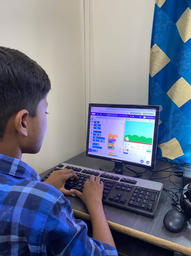 Children at MakersBox Nook Jaitpur